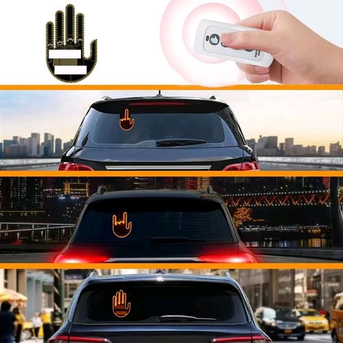 Car light parts middle finger - light,