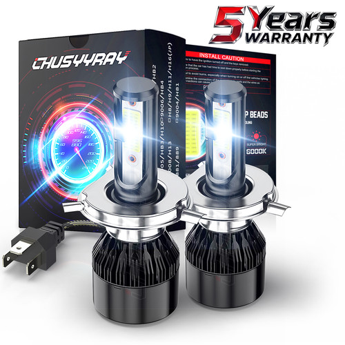 White 9003 led headlight - led,
